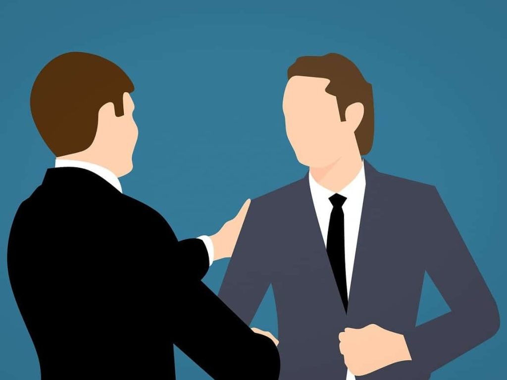 business hand shaking